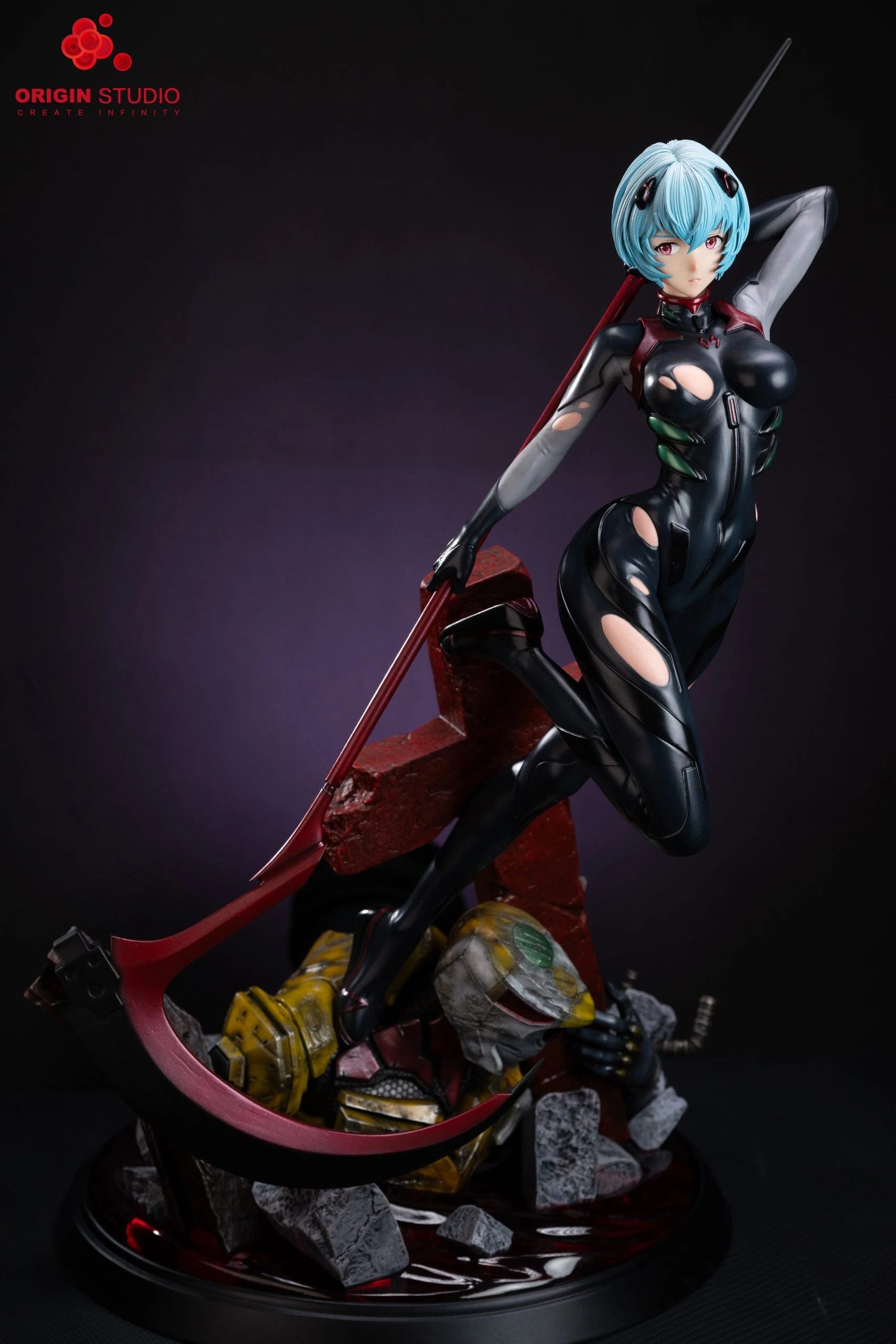 Preventa Resina Ayanami Rei Figura Evangelion Origin Estudio
