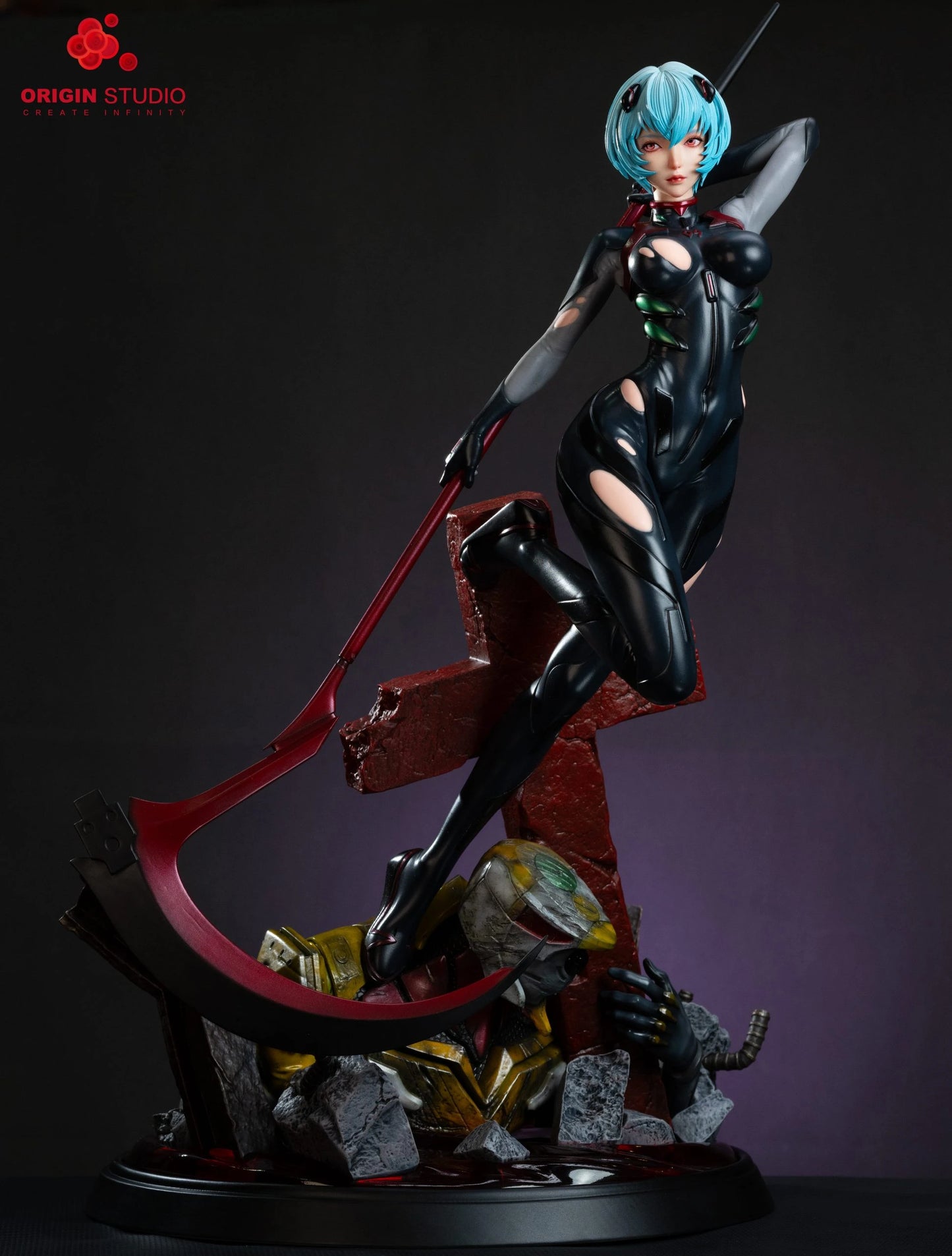 Preventa Resina Ayanami Rei Figura Evangelion Origin Estudio