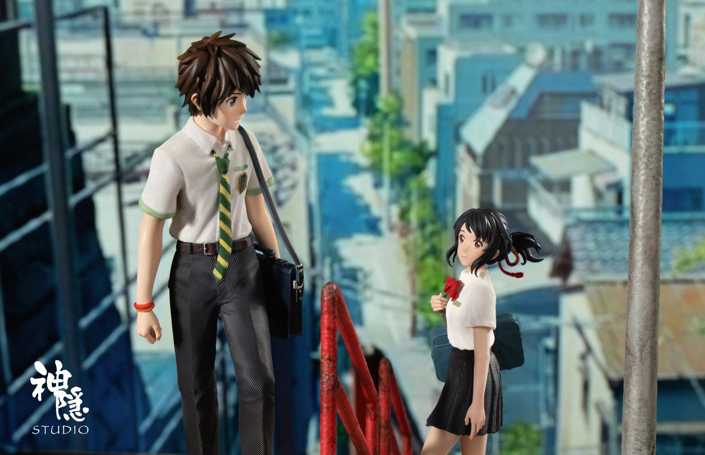 Preventa Resina Mitsuha & Taki Figura Your Name ShenYin Estudio