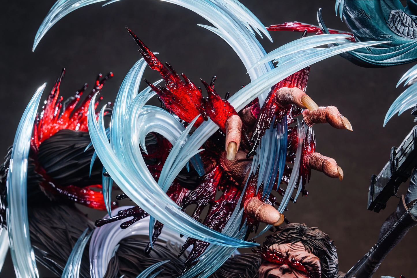 Preventa Resina Levi vs Zeke Figura Attack On Titan Hertz Estudio