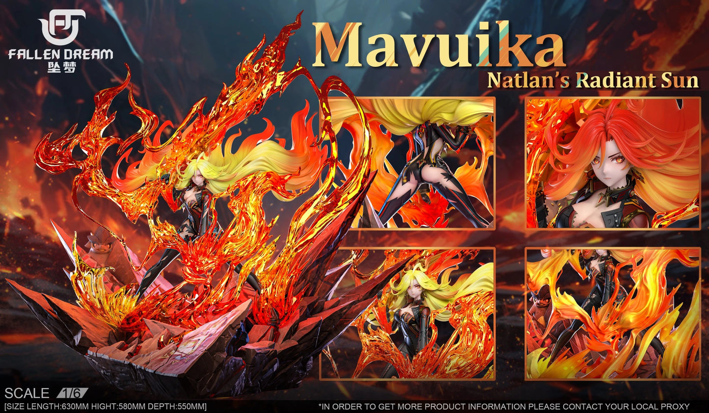 Preventa Resina Mavuika Figura Genshin Impact Fallen Dream Estudio