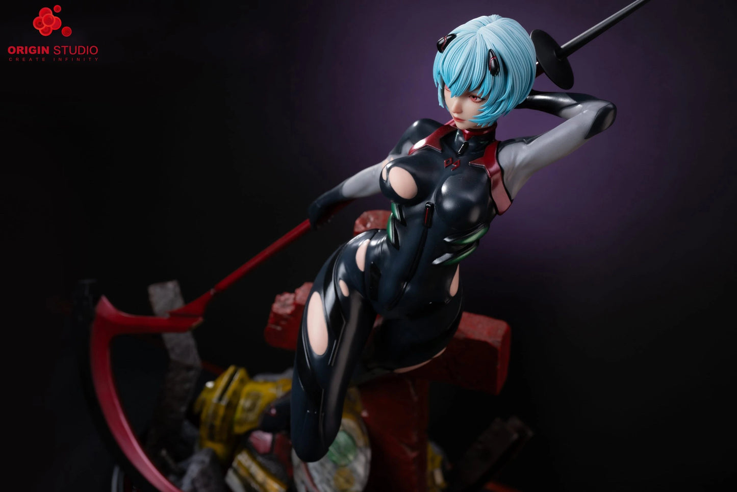 Preventa Resina Ayanami Rei Figura Evangelion Origin Estudio