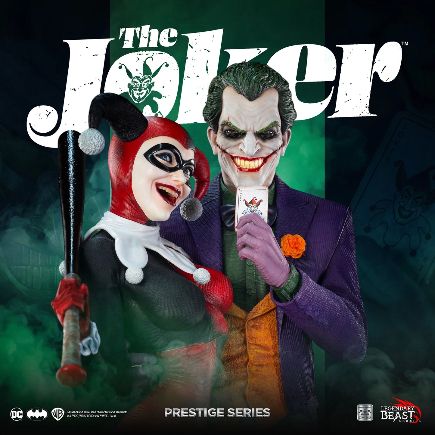 Preventa Resina Joker Figura DC Comics Legendary Beast (Licencia) Estudio
