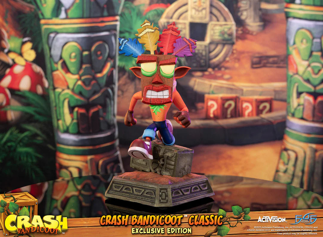 Preventa Resina Crash Figura Crash Bandicoot First 4 Figures (Licencia) Estudio