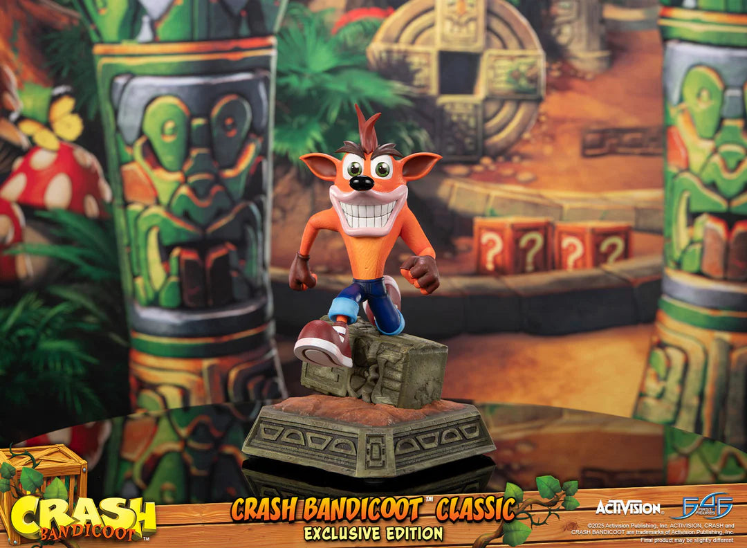 Preventa Resina Crash Figura Crash Bandicoot First 4 Figures (Licencia) Estudio