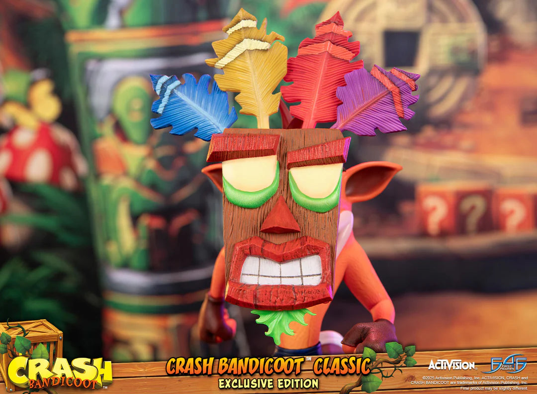 Preventa Resina Crash Figura Crash Bandicoot First 4 Figures (Licencia) Estudio