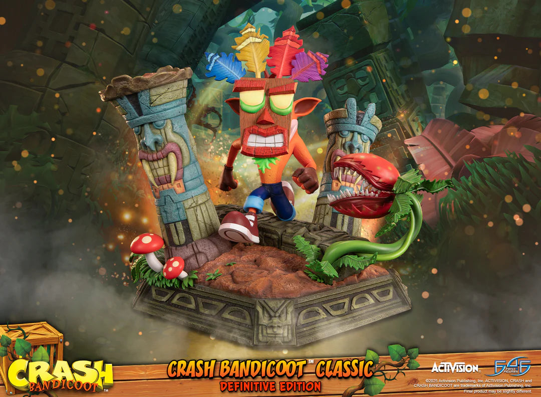 Preventa Resina Crash Figura Crash Bandicoot First 4 Figures (Licencia) Estudio