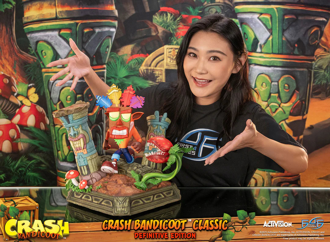 Preventa Resina Crash Figura Crash Bandicoot First 4 Figures (Licencia) Estudio