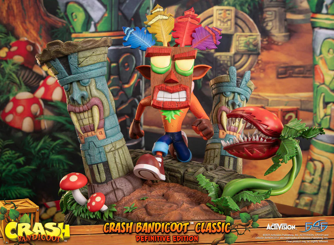 Preventa Resina Crash Figura Crash Bandicoot First 4 Figures (Licencia) Estudio