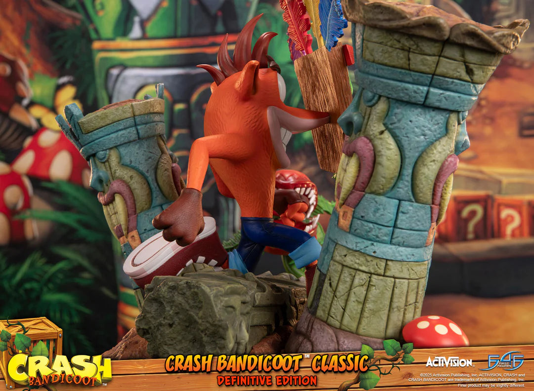 Preventa Resina Crash Figura Crash Bandicoot First 4 Figures (Licencia) Estudio