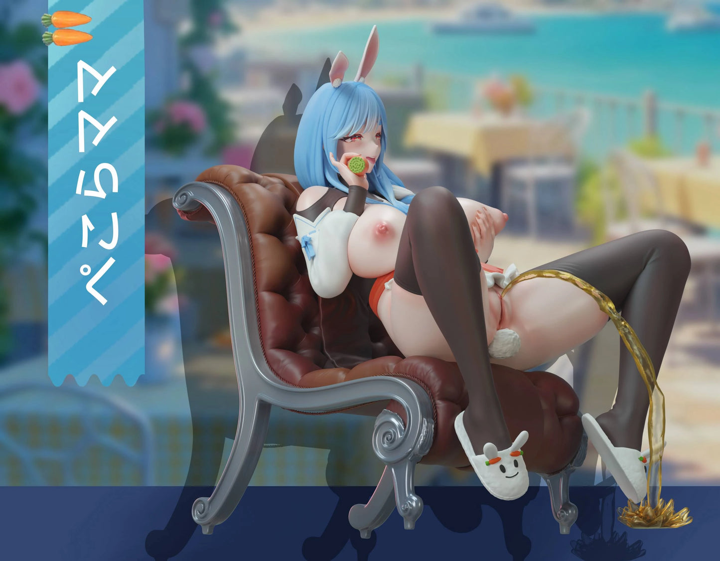 Preventa Resina Usada Pekora Figura Vtuber Spider Estudio