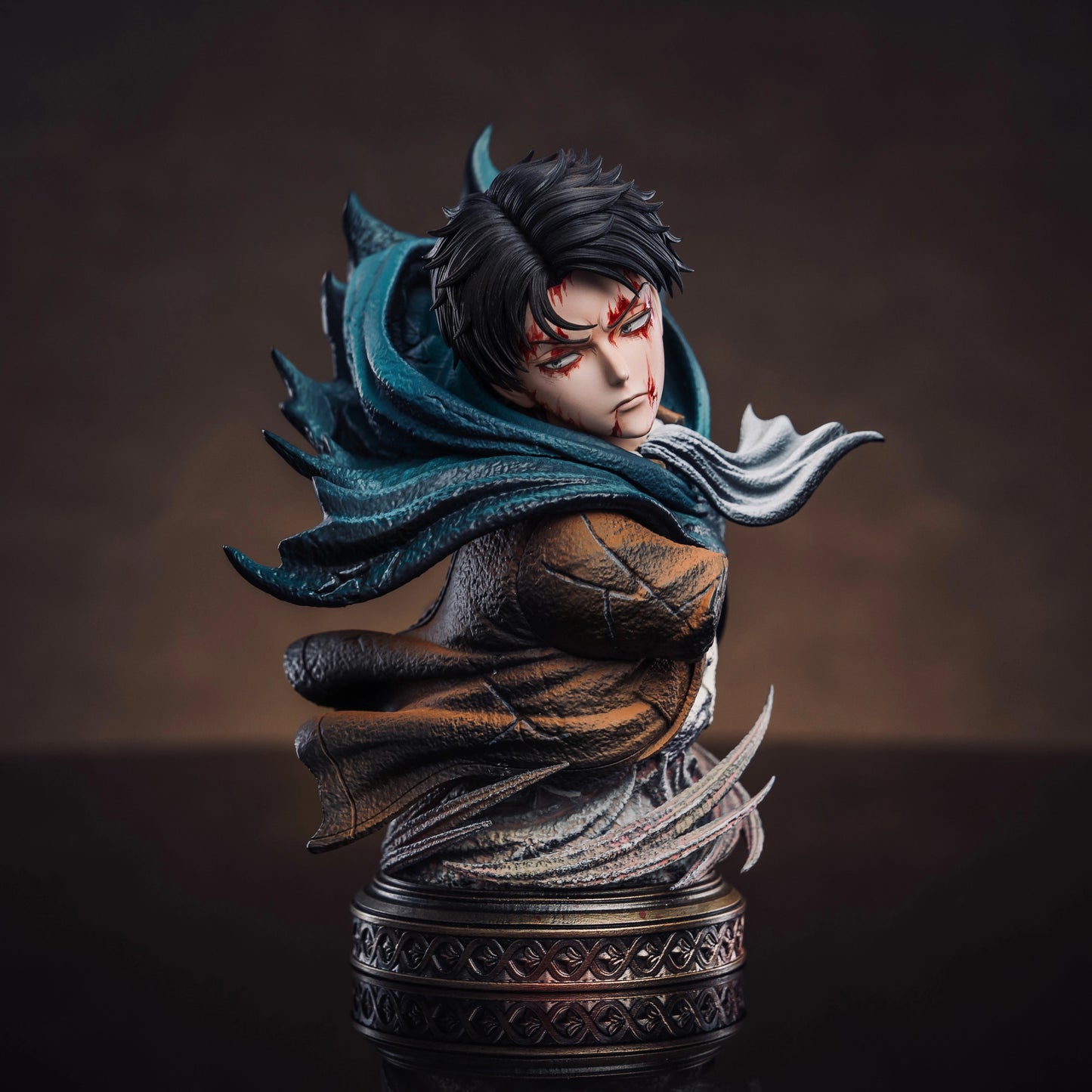 Preventa Resina Levi vs Zeke Figura Attack On Titan Hertz Estudio