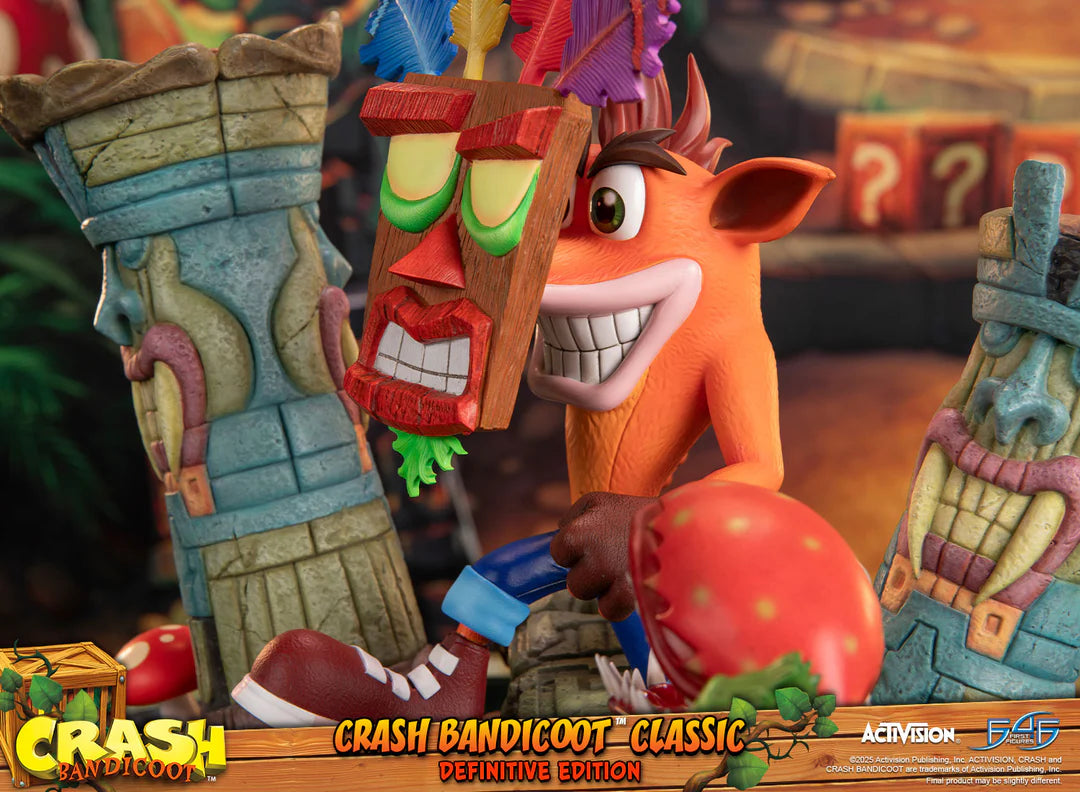 Preventa Resina Crash Figura Crash Bandicoot First 4 Figures (Licencia) Estudio