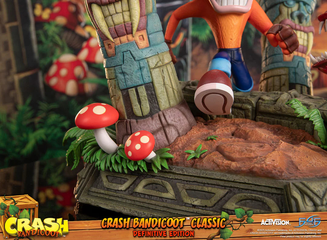 Preventa Resina Crash Figura Crash Bandicoot First 4 Figures (Licencia) Estudio