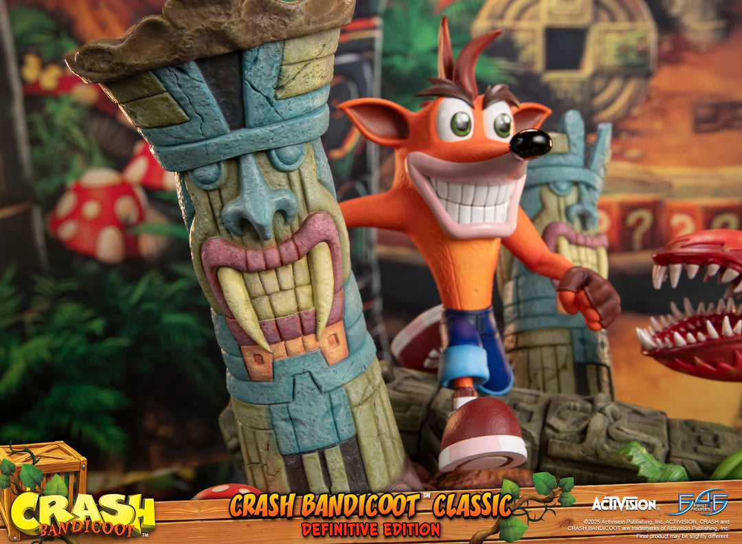 Preventa Resina Crash Figura Crash Bandicoot First 4 Figures (Licencia) Estudio