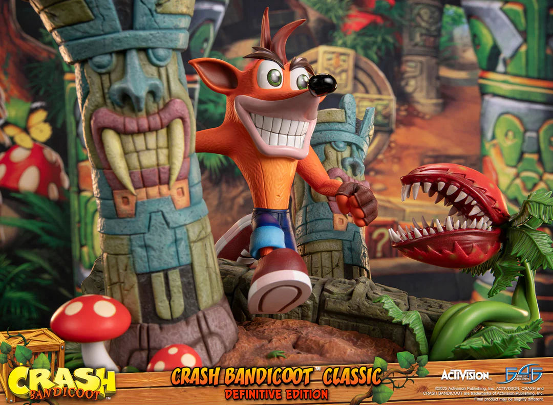 Preventa Resina Crash Figura Crash Bandicoot First 4 Figures (Licencia) Estudio