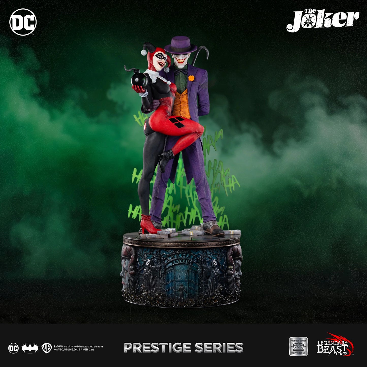 Preventa Resina Joker Figura DC Comics Legendary Beast (Licencia) Estudio