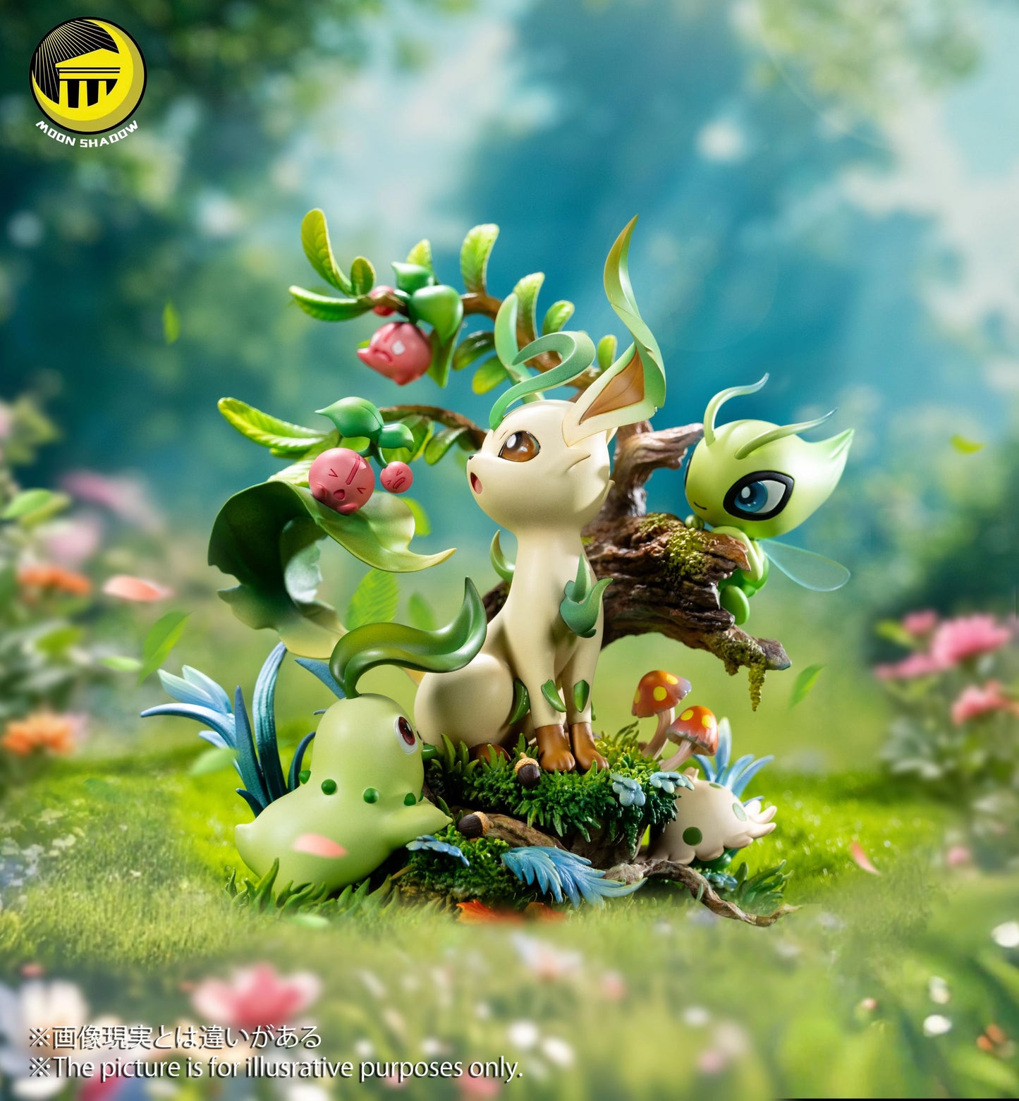 Preventa Resina Leafeon Figura Pokémon Moon Shadow Estudio