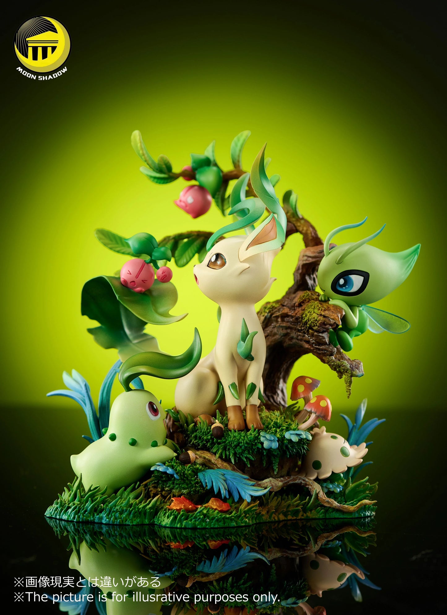 Preventa Resina Leafeon Figura Pokémon Moon Shadow Estudio
