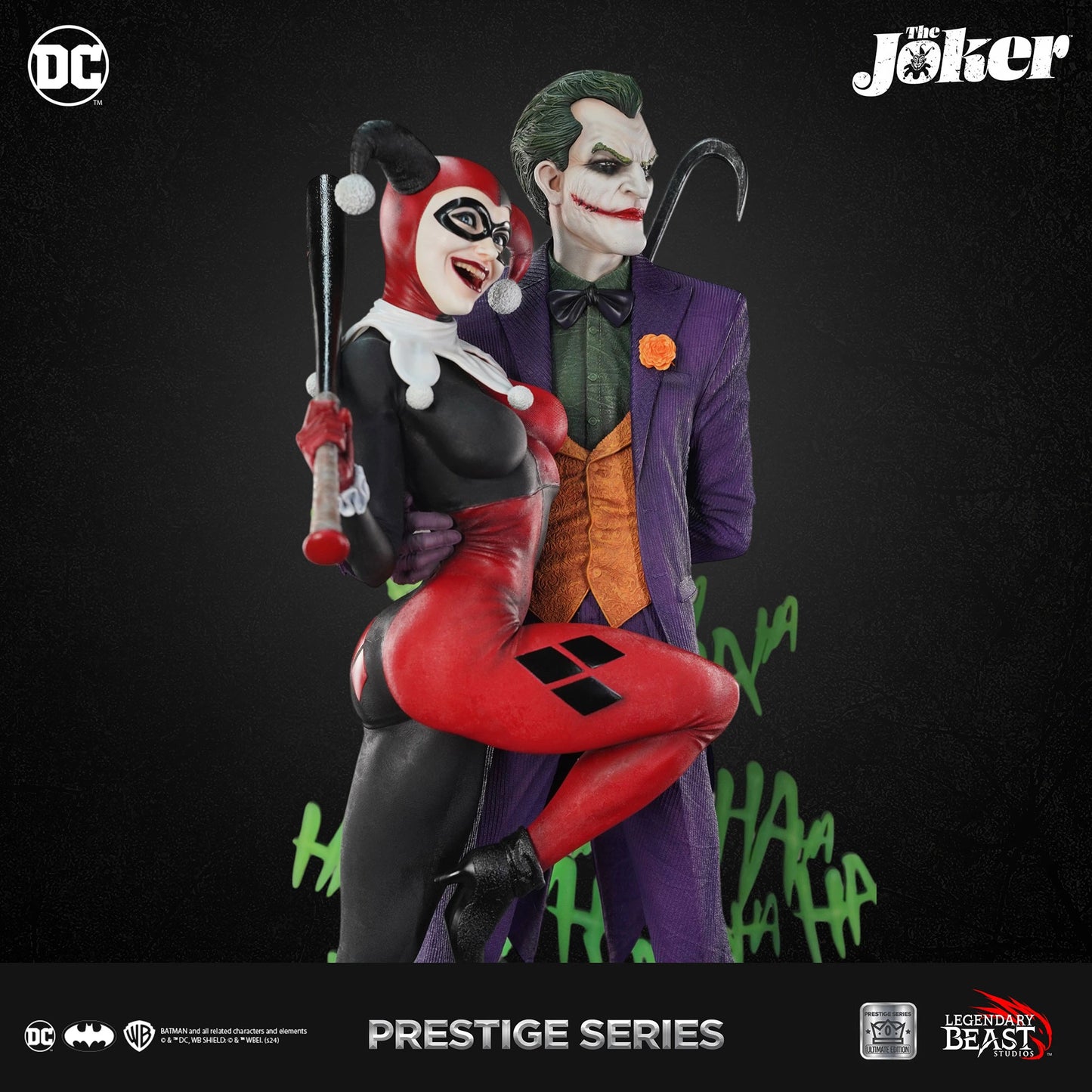 Preventa Resina Joker Figura DC Comics Legendary Beast (Licencia) Estudio