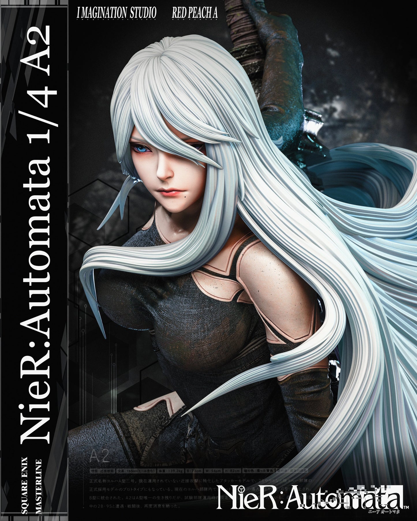 Preventa Resina A2 Figura Nier: Automata Imagination & Red Peach Estudio