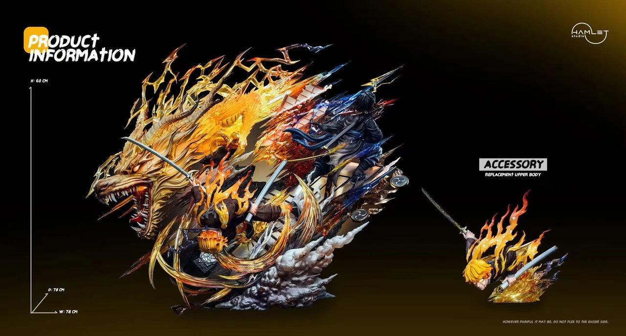 Preventa Resina Zenitsu Agatsuma Figura Demon Slayer Hamlet Estudio