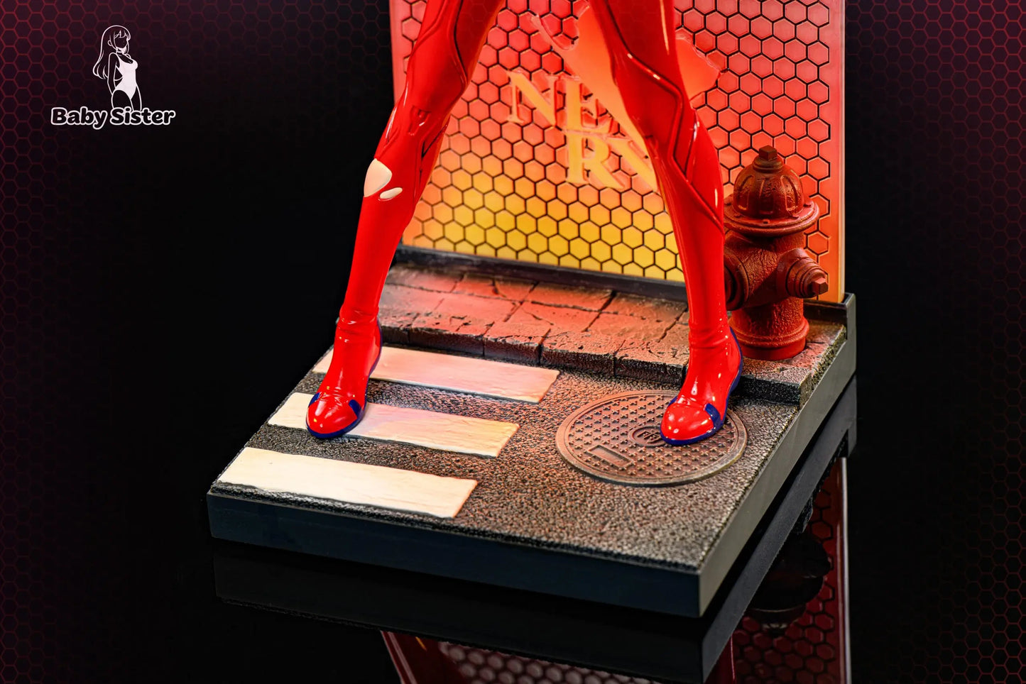 Preventa Resina Asuka Langley Figura Evangelion Baby Sister Estudio