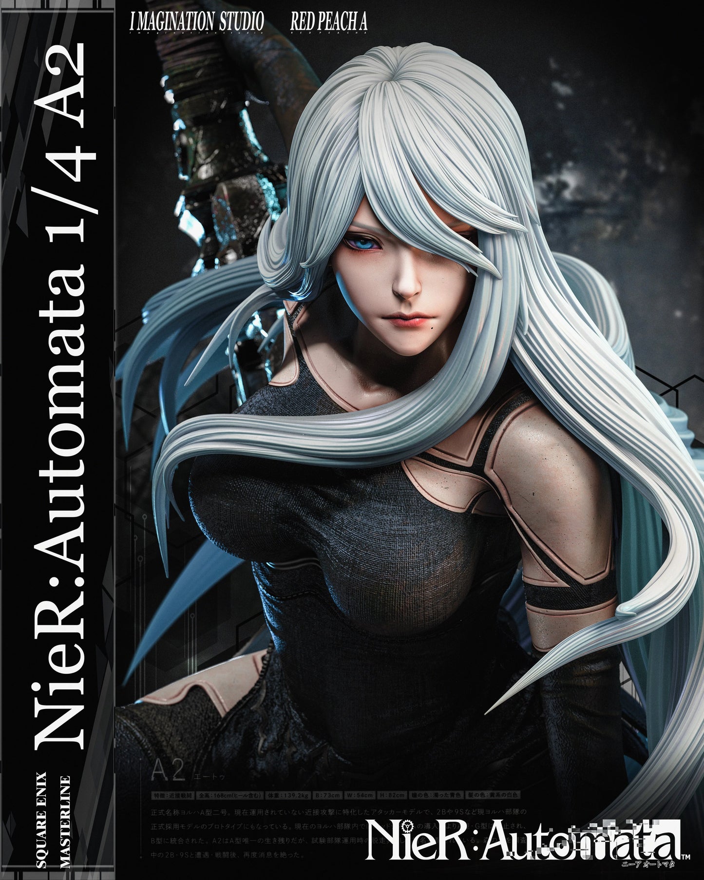 Preventa Resina A2 Figura Nier: Automata Imagination & Red Peach Estudio