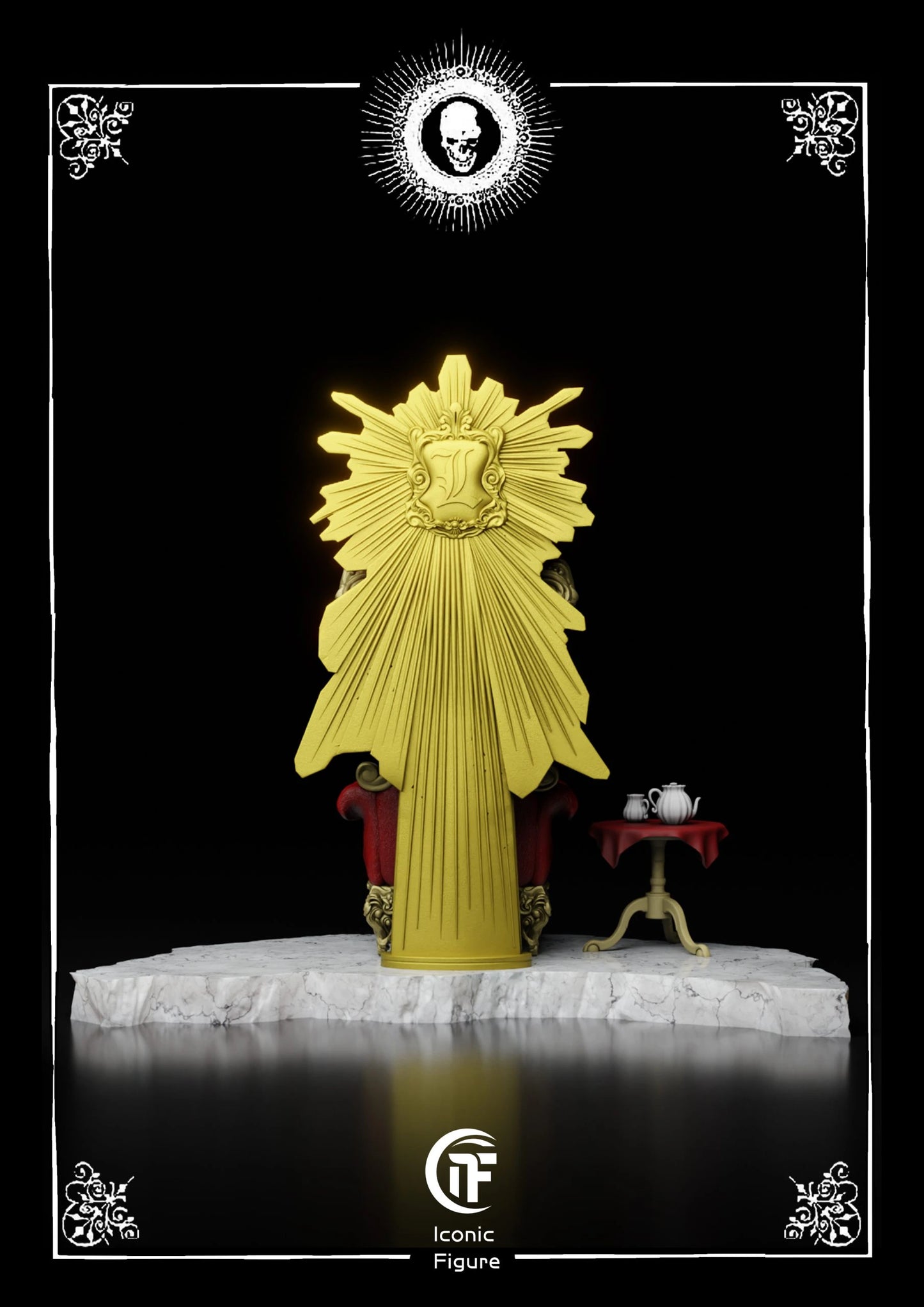 Preventa Resina Light Yagami, Ryuk & L Lawliet Figura Death Note IF Estudio