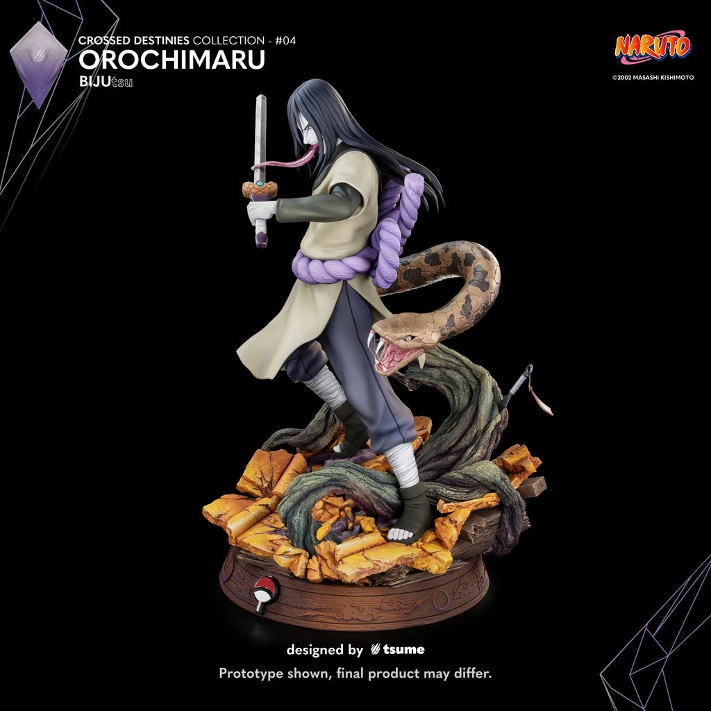 Preventa Resina Orochimaru Figura Naruto Tsume Art (Licencia) Estudio