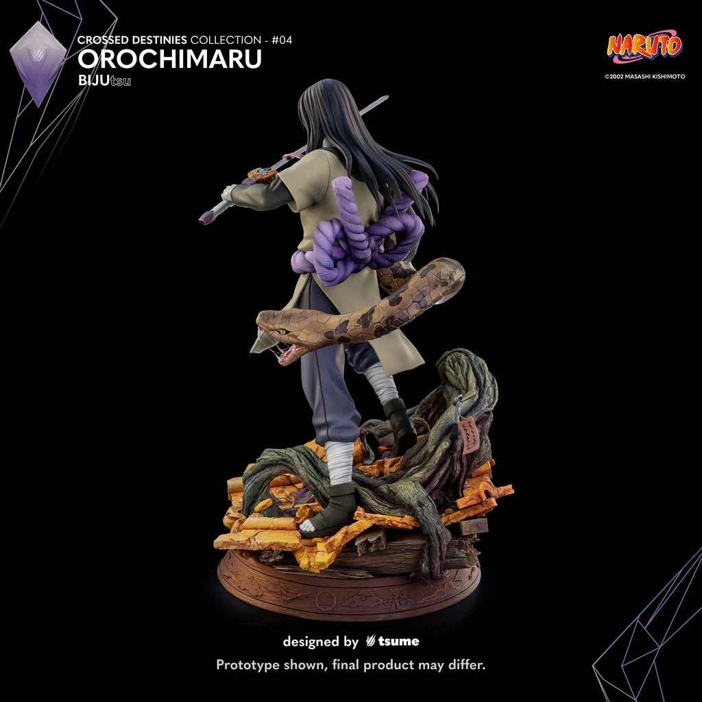 Preventa Resina Orochimaru Figura Naruto Tsume Art (Licencia) Estudio