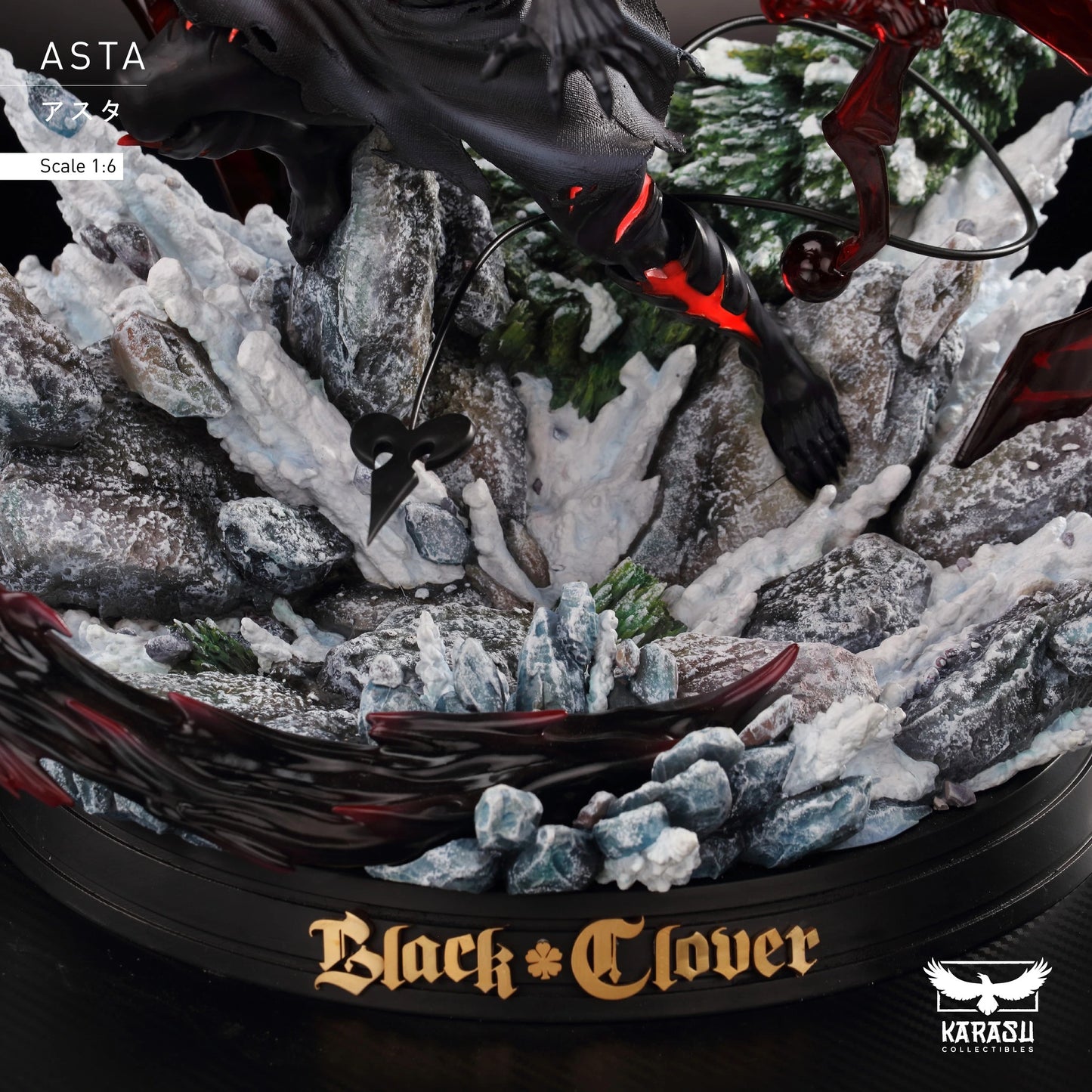Preventa Resina Asta Figura Black Clover Karasu Estudio