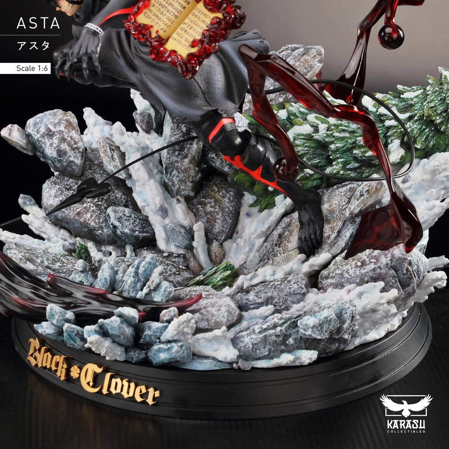 Preventa Resina Asta Figura Black Clover Karasu Estudio