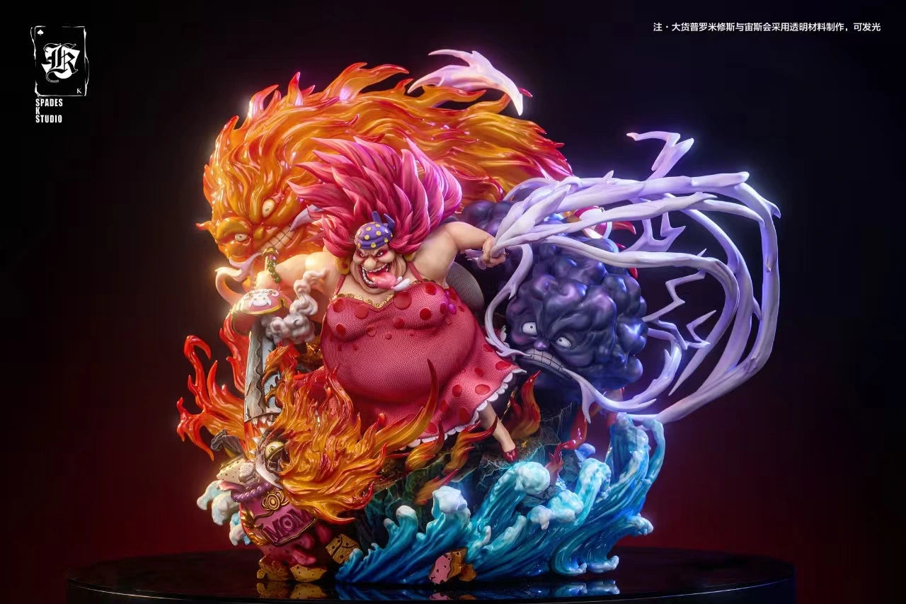 Preventa Resina Big Mom Figura One Piece Spades K Estudio