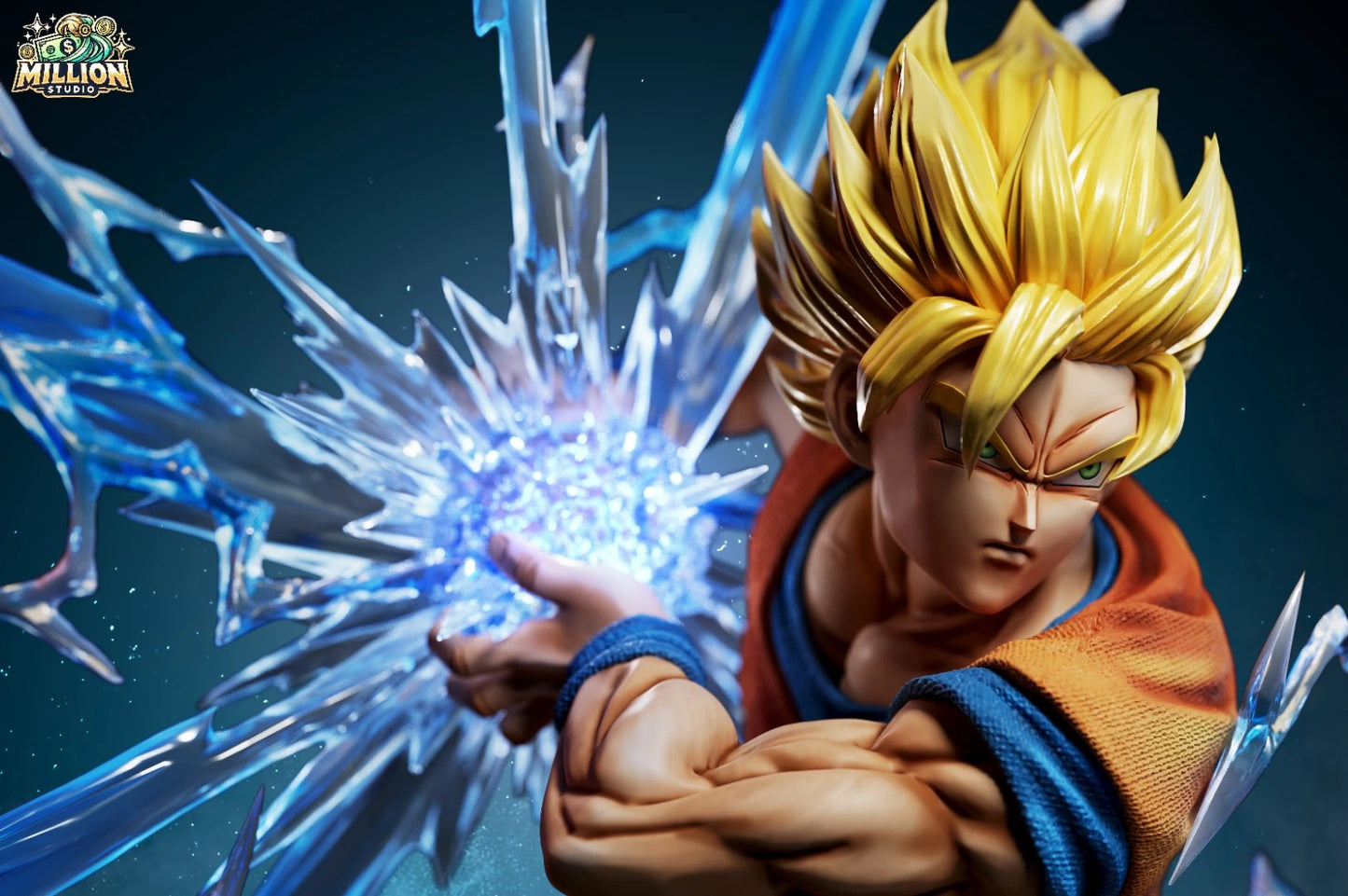 Preventa Resina Goku SSJ2 Figura Dragon Ball Million Estudio
