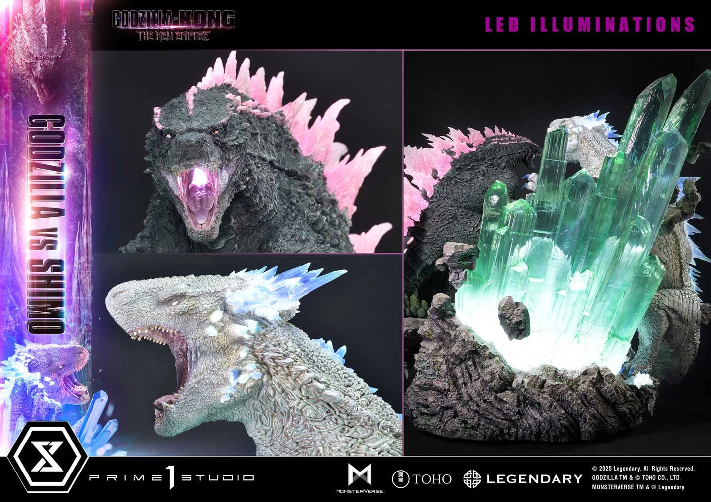 Preventa Resina Godzilla vs Shimo Figura Godzilla y Kong: El Nuevo Imperio Prime 1 (Licencia) Estudio