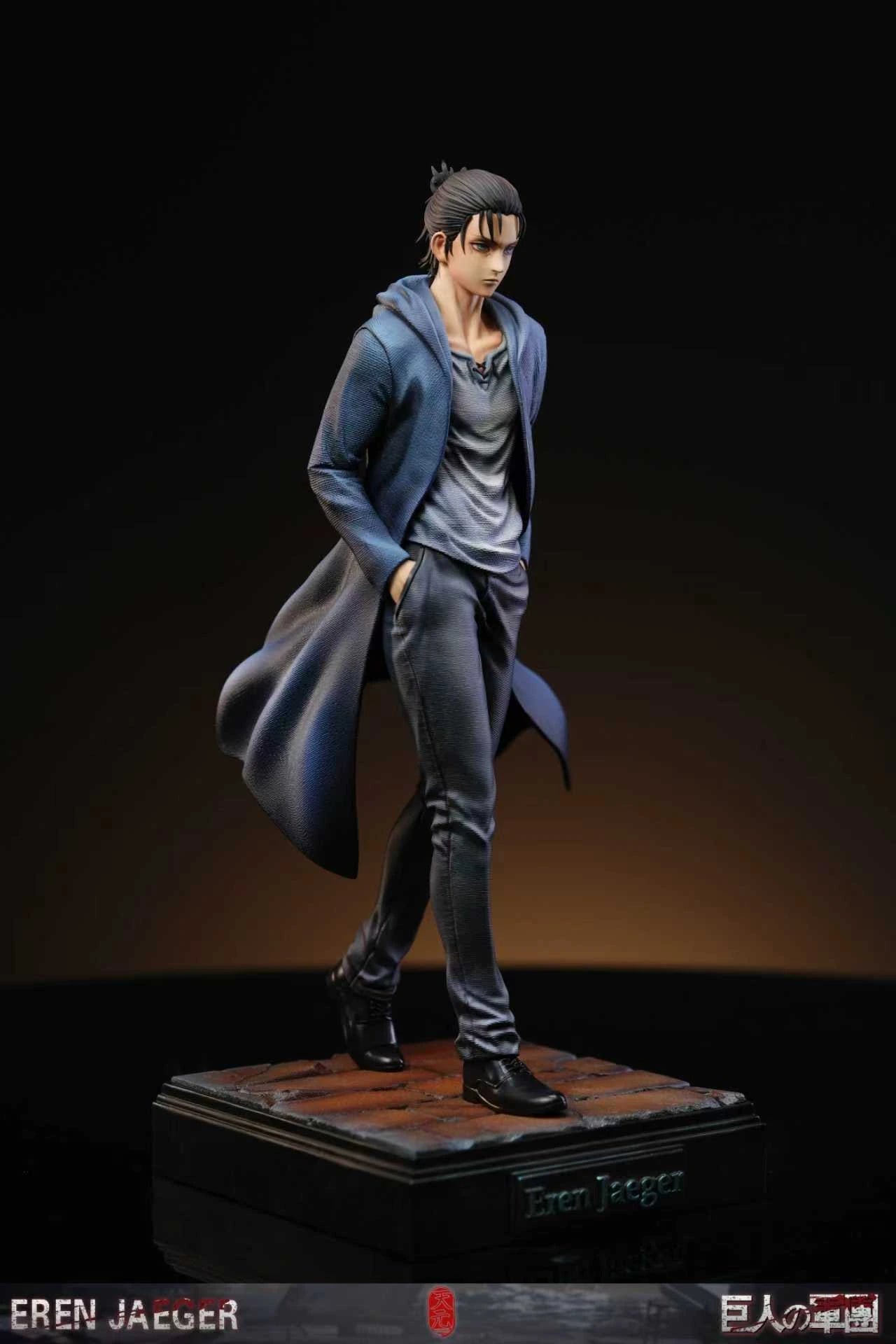 Preventa Resina Eren Yeager & Titan de Ataque Figura Attack On Titan TY Estudio