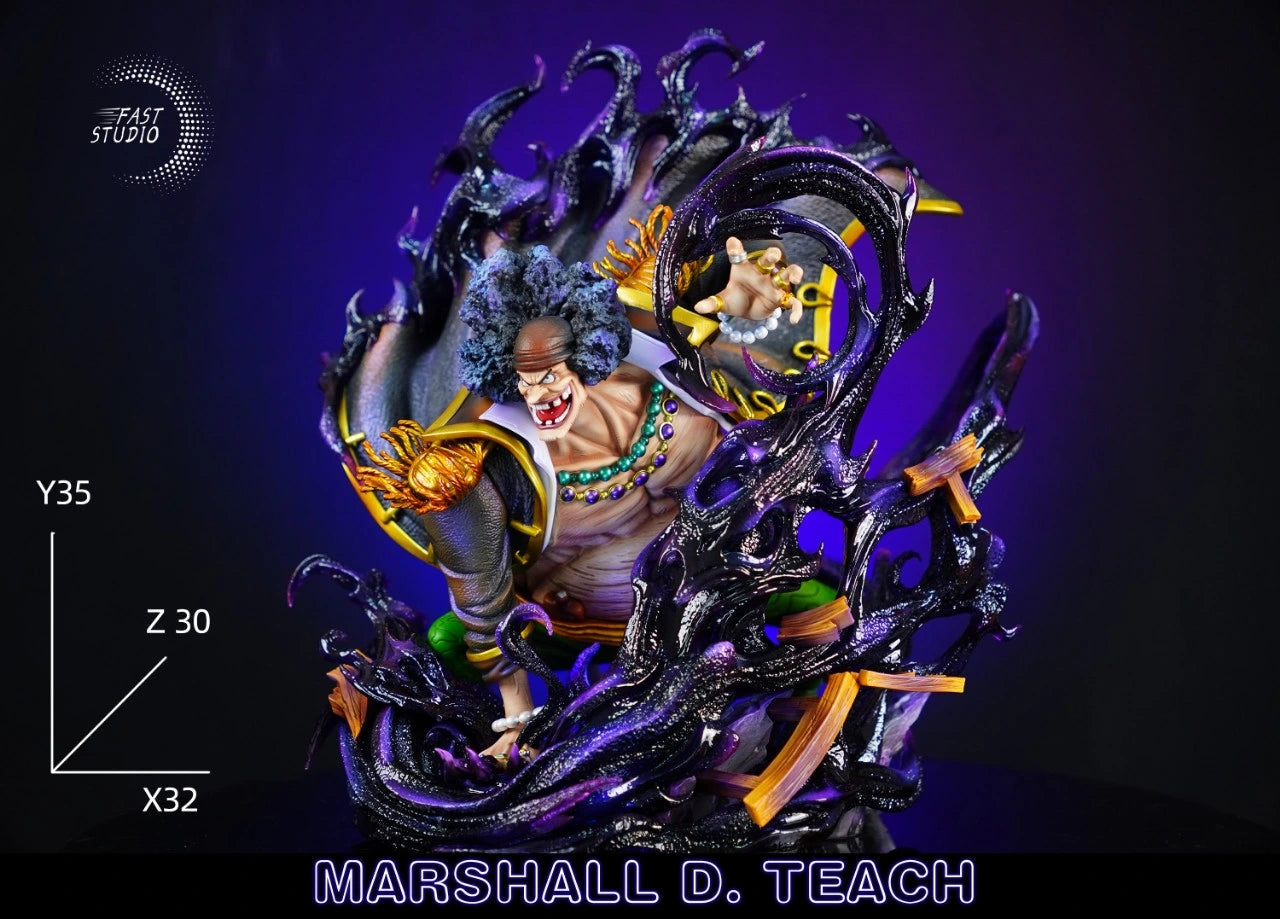 Preventa Resina Marshall D. Teach Figura One Piece Fast Estudio