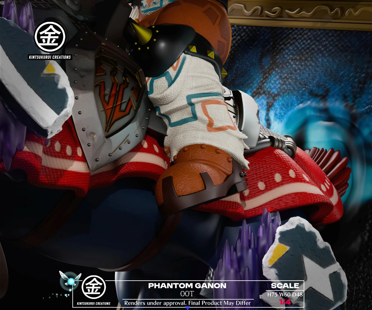 Preventa Resina Phantom Ganon Figura The Legend Of Zelda Kintsukuroi Creations Estudio