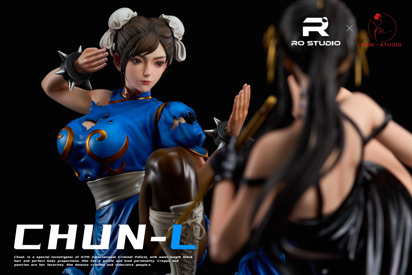 Preventa Resina Chun-Li Figura Street Fighter ANNI & RO Estudio