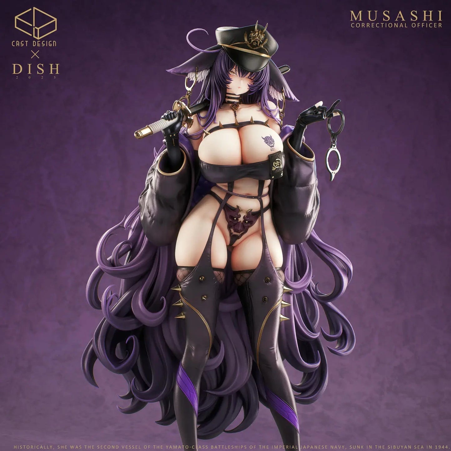 Preventa Resina Musashi Figura Azur Lane Cast Design Estudio