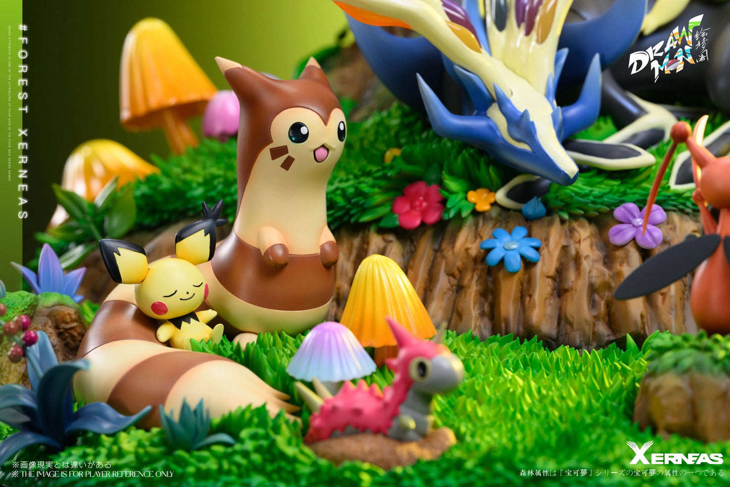Preventa Resina Xerneas Figura Pokémon Drawmon Estudio