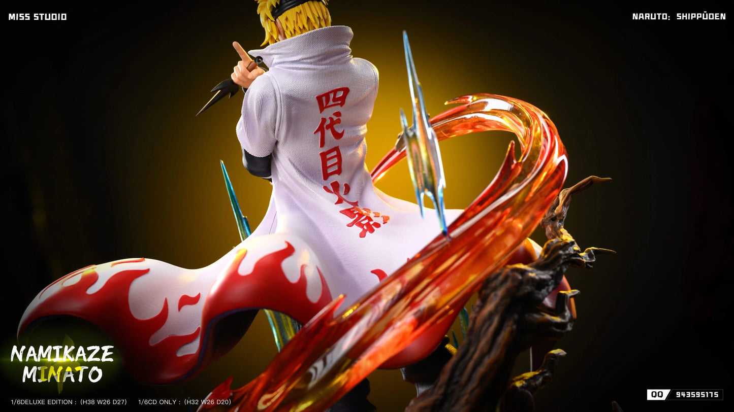 Preventa Resina Minato Namikaze Figura Naruto Miss Estudio