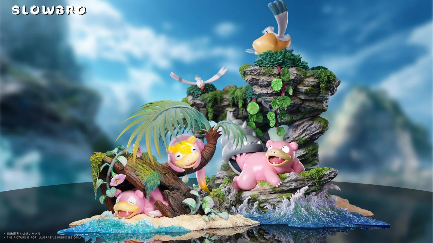 Preventa Resina Slowpoke Figura Pokemón Raven Estudio