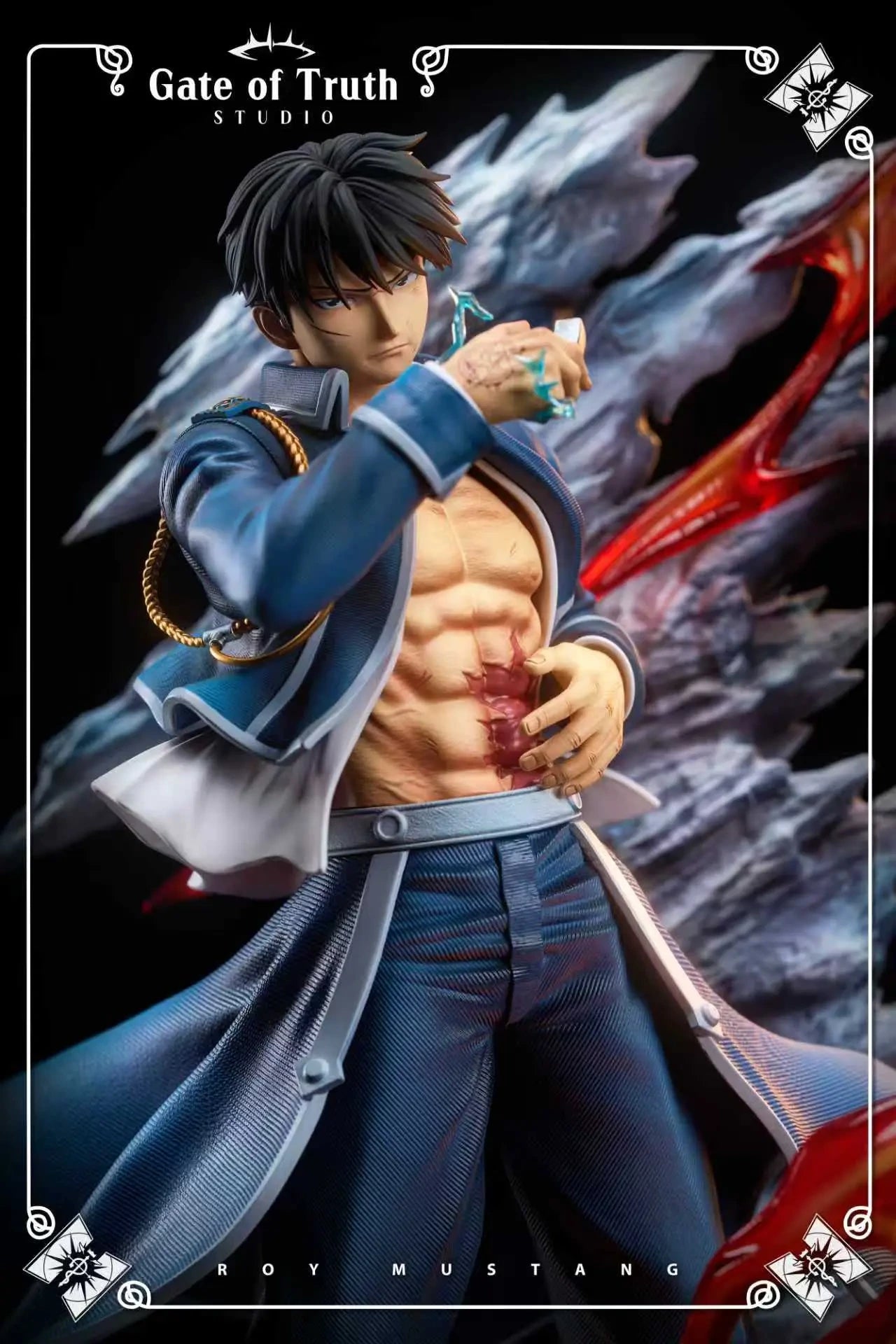 Preventa Resina Roy Mustang Figura Full Metal Alchemist Gaate of Truth Estudio