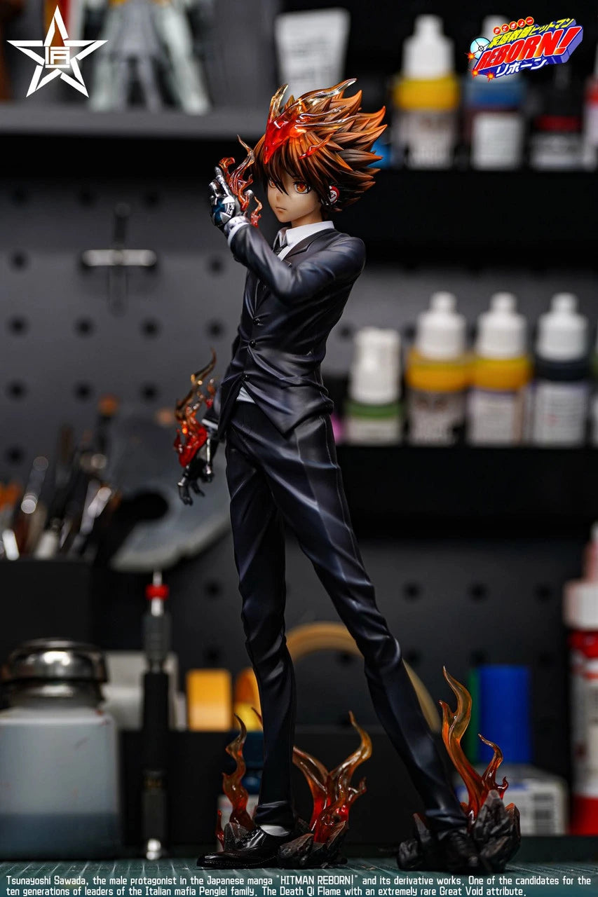 Preventa Resina Tsunayoshi Sawada Figura Katekyo Hitman Reborn! Jiang Xing Estudio