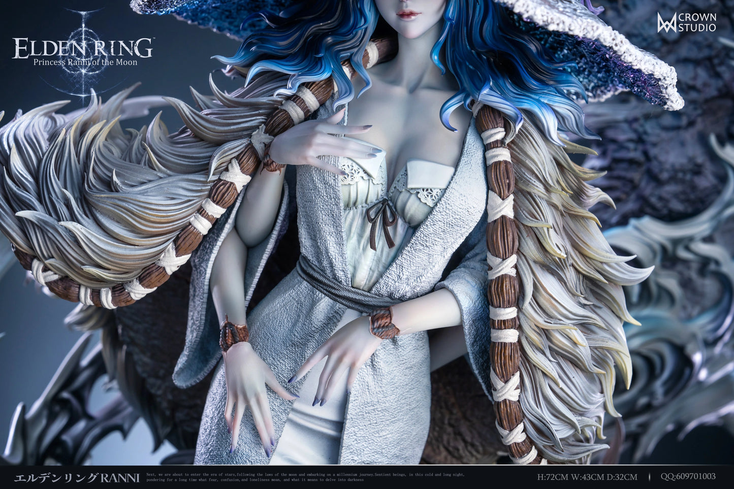 Preventa Resina Ranni Figura Elden Ring Crow Estudio
