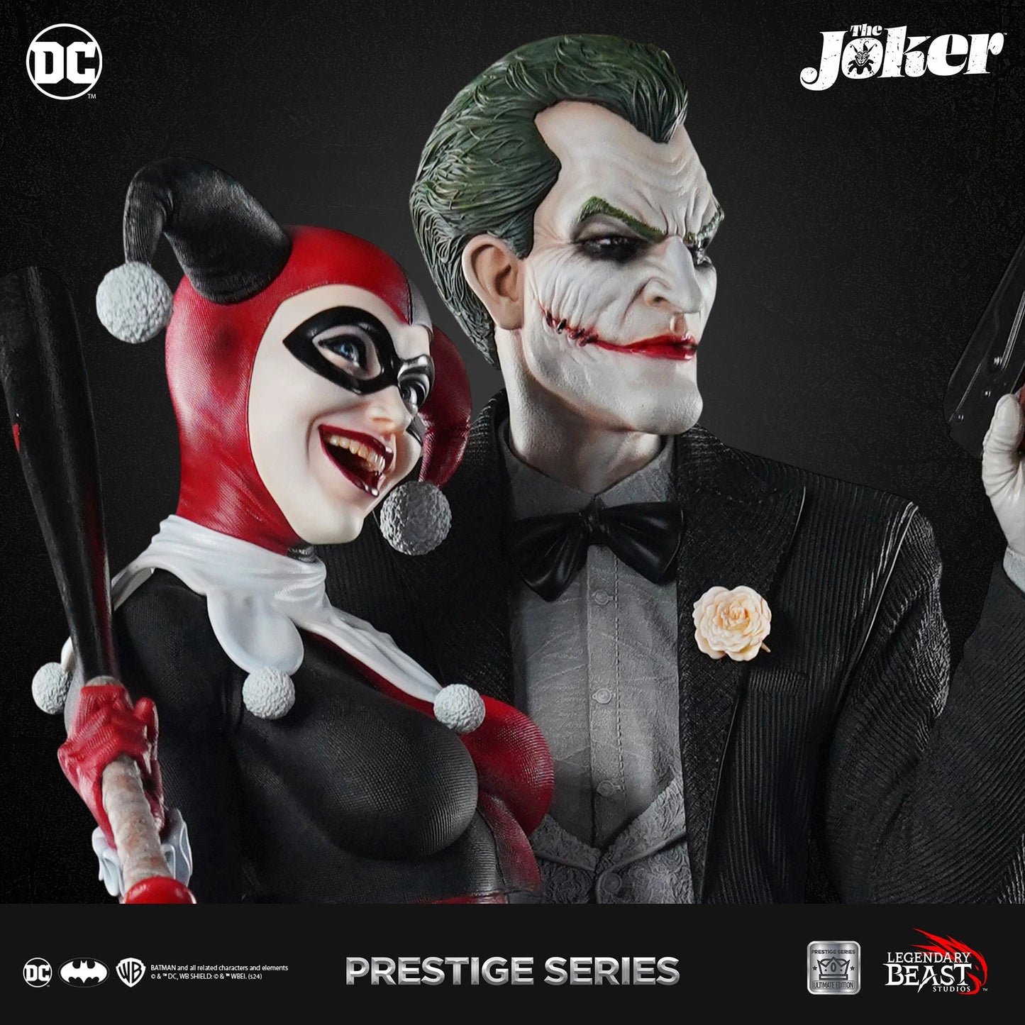 Preventa Resina Joker Figura DC Comics Legendary Beast (Licencia) Estudio