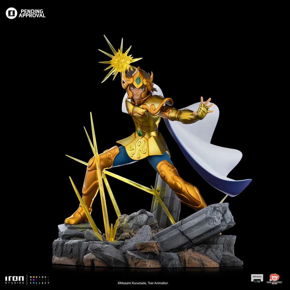 Preventa Resina Aiolia de Leo Figura Caballeros del Zodiako Iron (Licencia) Estudio