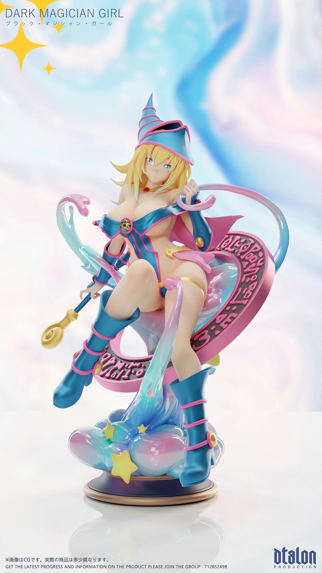 Preventa Resina Maga Oscura Figura Yu-Gi-Oh! DTalon Estudio